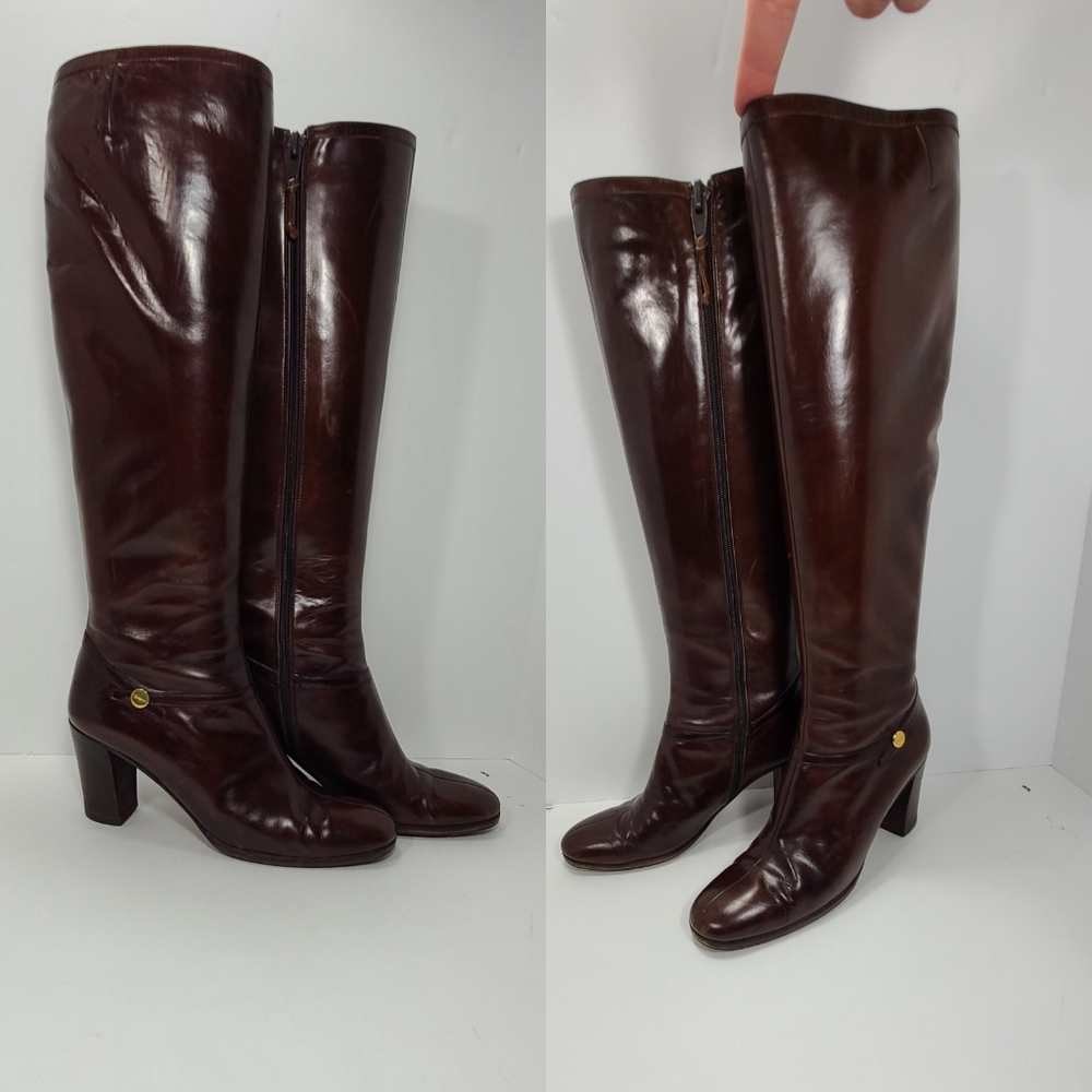Salvatore Ferragamo CLARA side zip boots